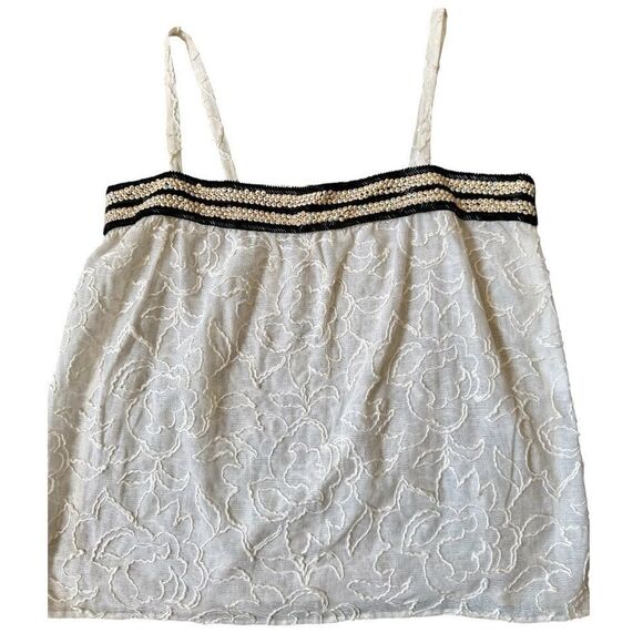 Vintage Beatrice di Borbone Roma Beaded Lace Top | IT 44 / US M - Picture 8 of 9